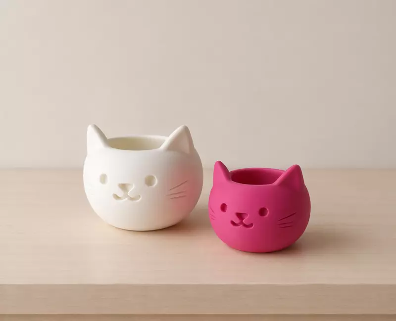 Cute Cat Mini Plant Pot