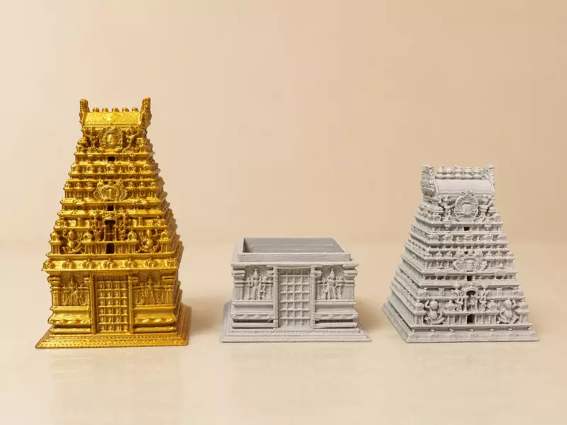 Mini Temple Storage Box