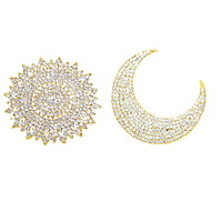 God Oranament White Stone Surya Pirai Chandra Pirai