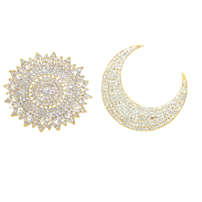 God Oranament White Stone Surya Pirai Chandra Pirai