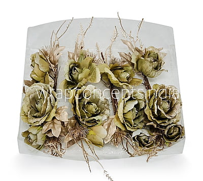 Artichoke Green Roses Ready Bunch