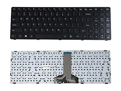 Laptop Keyboard Compatible for Lenovo Ideapad 100-15 100-15IBD 100-15IB B50-50 (Middle Cable Black) Laptop Keyboard Compatible for Lenovo Ideapad 100-15 100-15IBD 100-15IB B50-50 (Middle Cable Black)