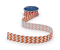 Red & White Chevron Pattern