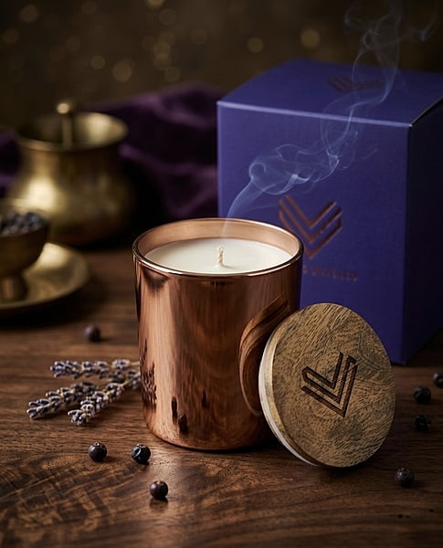 GOLD JAR CANDLE