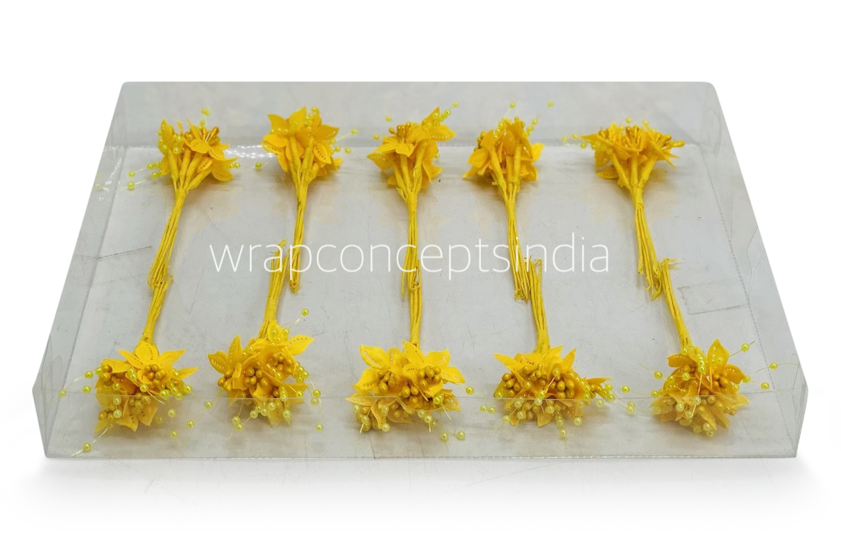 Flower Pollens with Pearls