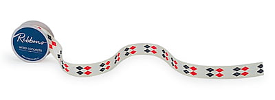 Argyle Pattern Ribbon - Multicolour