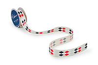 Argyle Pattern Ribbon - Multicolour