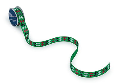 Argyle Pattern Ribbon - Multicolour