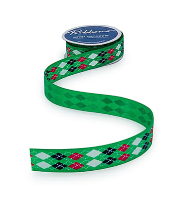 Argyle Pattern Ribbon - Multicolour