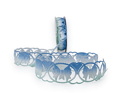 Bow Cut Work Shaded Ribbon