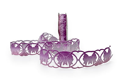 Bow Cut Work Shaded Ribbon