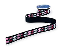 Argyle Pattern Ribbon - Multicolour