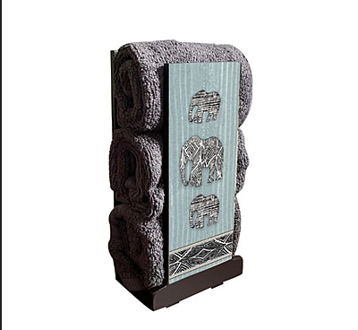 ELEPHANT BLUE NAPKIN HOLDER