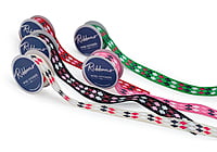 Pink Argyle Pattern Ribbon
