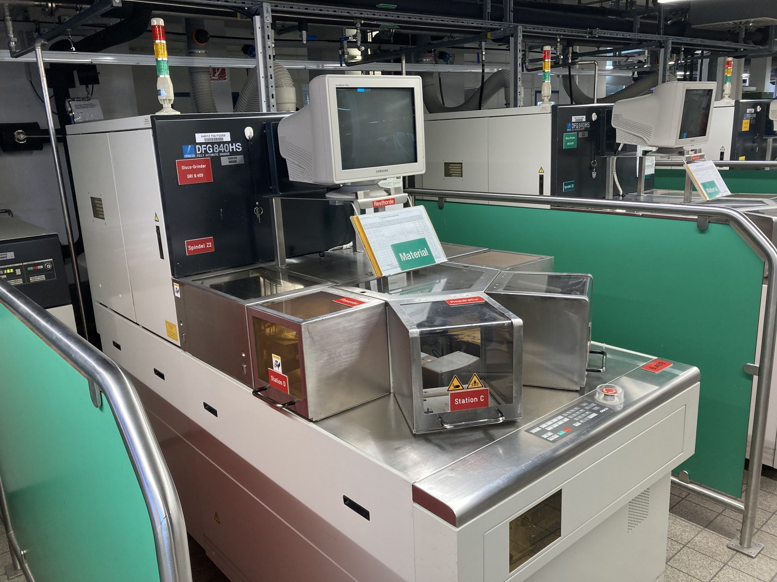 Used DISCO DFG840 Precision Double-Sided Surface Grinder (Qty 3, 1997)