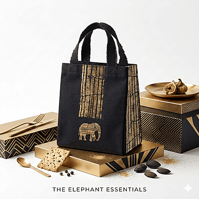 BLACK & BEIGE BAG
