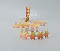 Flower Cut-out Shaded Ribbon -Purple & Pink