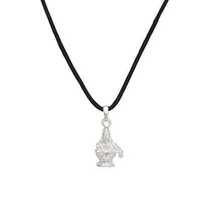 Sterling Silver Iyyappan Pendent/Dollar for Men