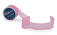 Big Organza Polka Ribbon with Scalloped Edges