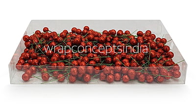 Glitter Pearls Sticks - Red