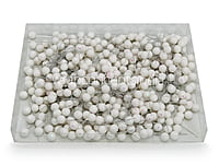 White Glitter Pearls Sticks 12 MM/ 15 MM