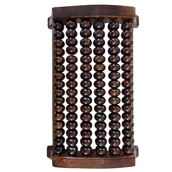 Wooden 5‑Ball Roller Massager for Acupressure & Pain Relief