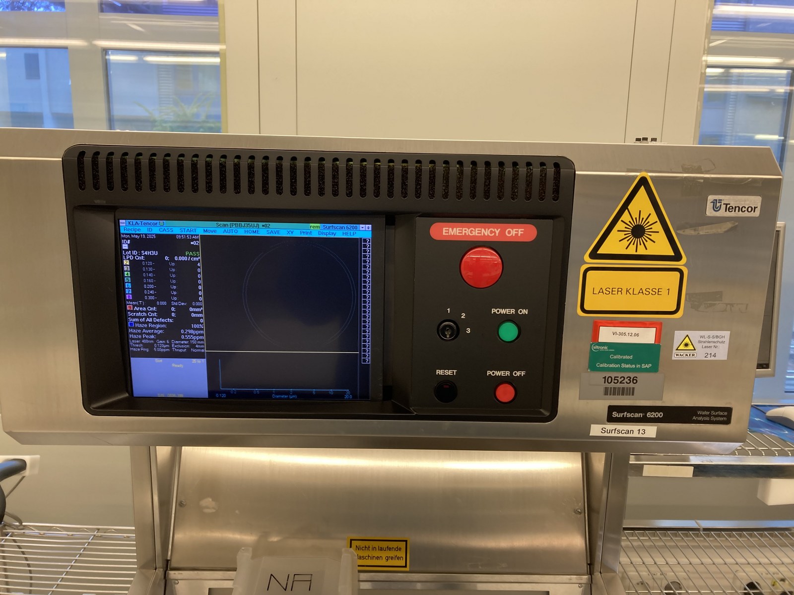 Used KLA / TENCOR Surfscan SFS 6200 Wafer Surface Analyzer – Precision Wafer Inspection System