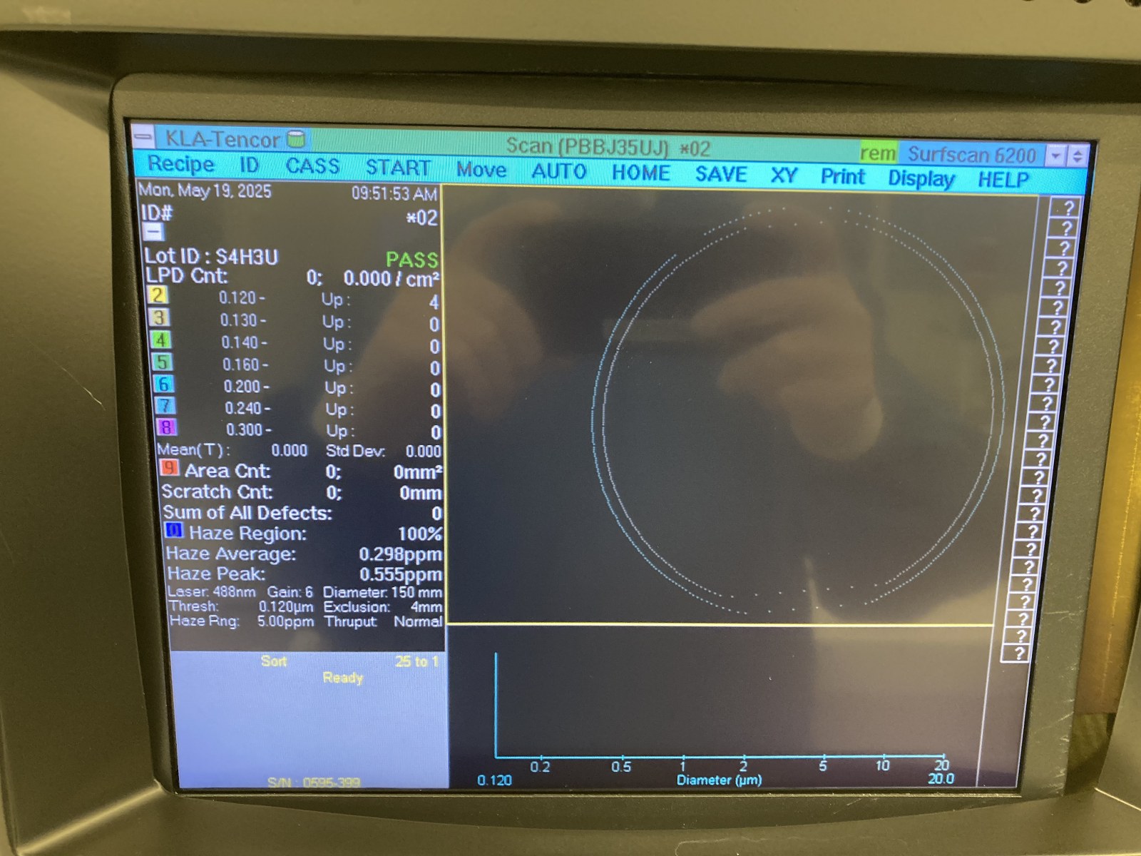 Used KLA / TENCOR Surfscan SFS 6200 Wafer Surface Analyzer – Precision Wafer Inspection System