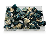 Teal Gold Sola Wood Hearts