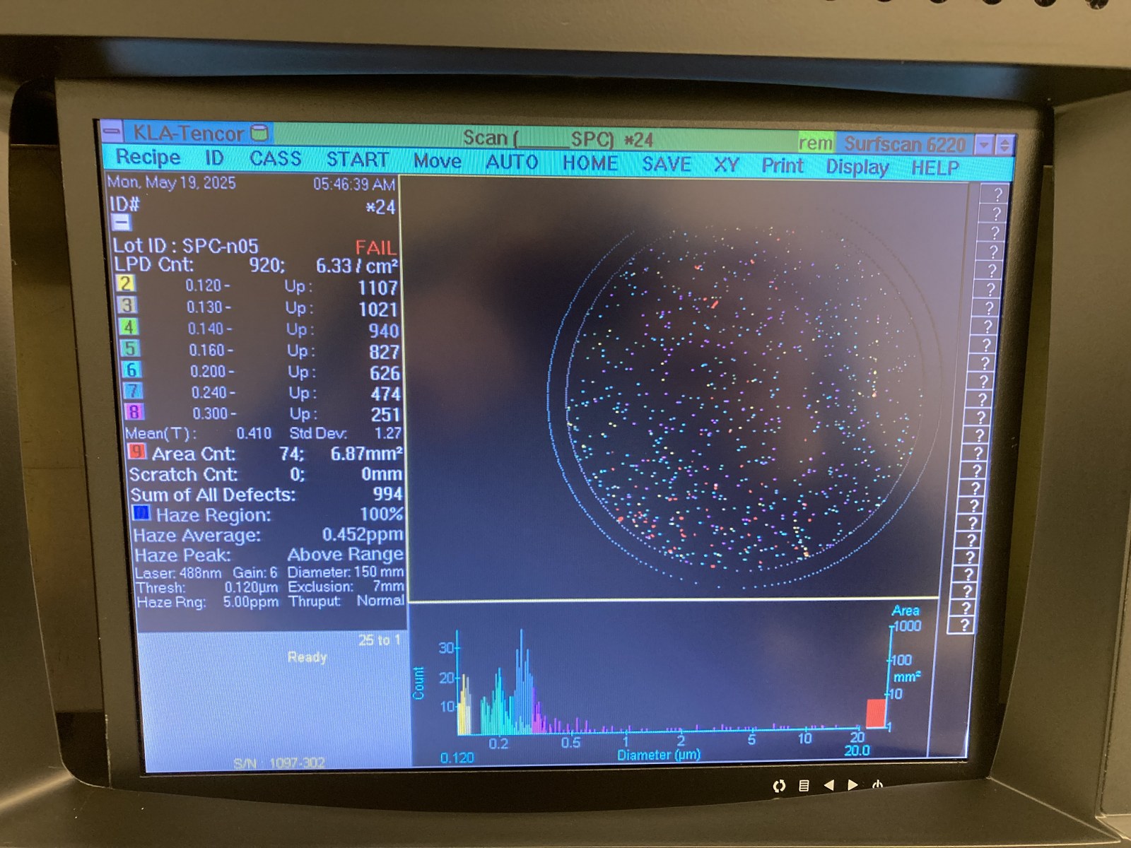 Used KLA / TENCOR Surfscan SFS 6200 Wafer Surface Analyzer – Precision Wafer Inspection System
