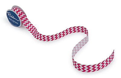 Red & White Chevron Pattern