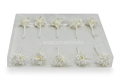 Flower Pollens with Pearl Center