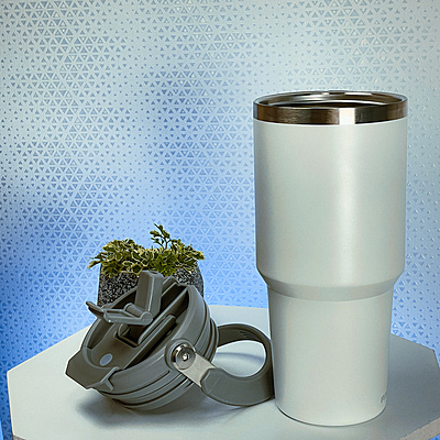 750 ML Double Wall Mug "Thanos", Stainless Steel