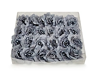 Grey Rose With Pearls Center