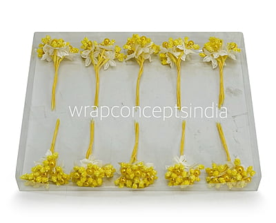 Flower Pollens with Pearl Center