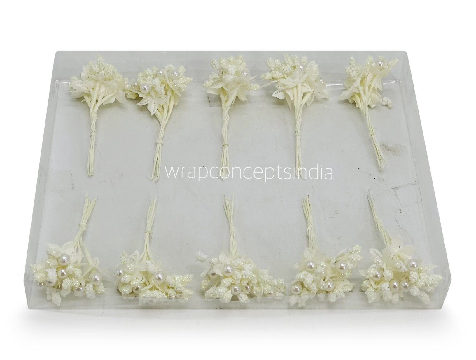 Flower Pollens with Pearl Center