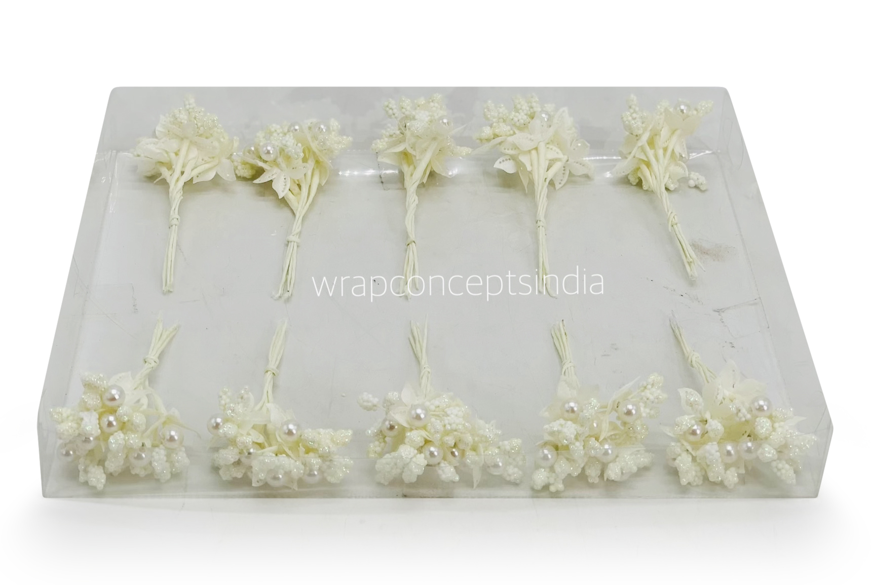 Flower Pollens with Pearl Center