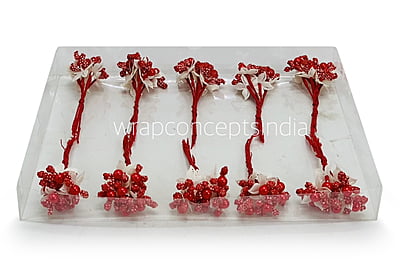 Flower Pollens with Pearl Center