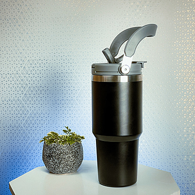 750 ML Double Wall Mug "Thanos", Stainless Steel