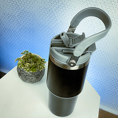 750 ML Double Wall Mug "Thanos", Stainless Steel