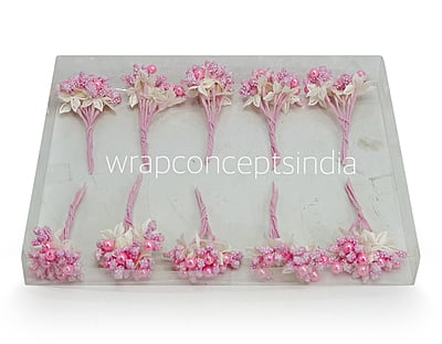 Flower Pollens with Pearl Center