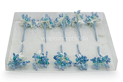 Flower Pollens with Pearl Center