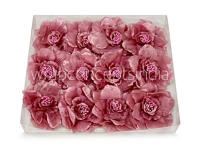 Rouge Rose With Organza Petals