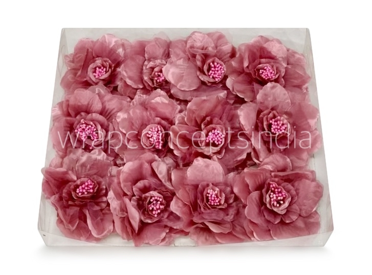 Rouge Rose With Organza Petals