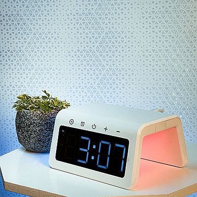 15W Wireless Charger "Arch", with Digital Clock and Ambient Light