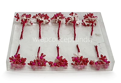 Flower Pollens with Pearl Center