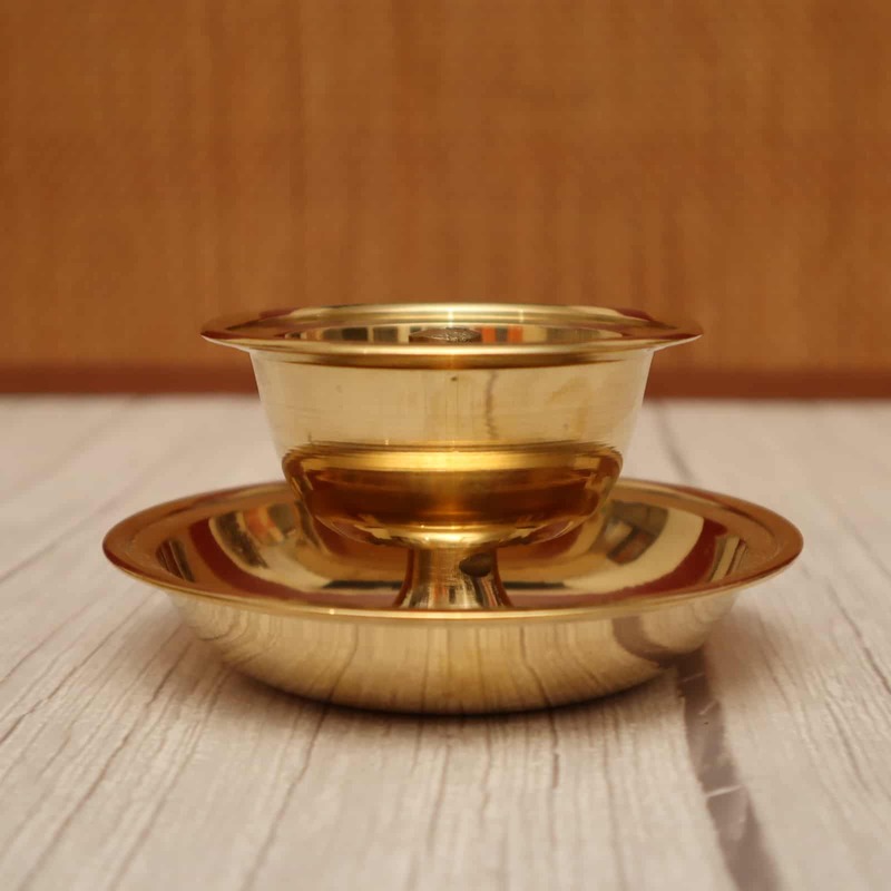 Brass Golden Sampat Deep - Various Sizes | Stylish Daily Use Diyas