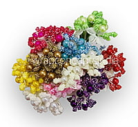 Flower Pollens with Pearl Center