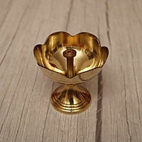 Brass Radiant Sunflower Deep - Various Sizes - Festive Deepams for Illuminating Celebrations