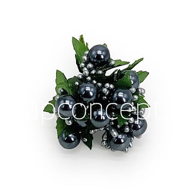 Metallic Grey & Silver Pearl Pollen